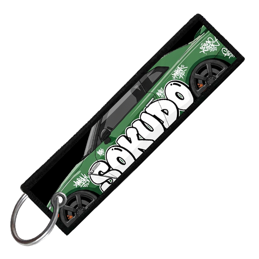"GTR R35 GRAFFITI GARAGE" Custom Key Tag