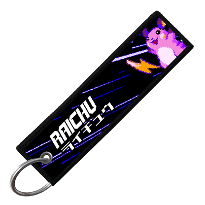 "JAPANESE RAICHU" CUSTOM KEY TAG