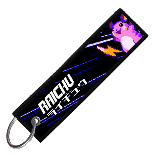 "JAPANESE RAICHU" CUSTOM KEY TAG