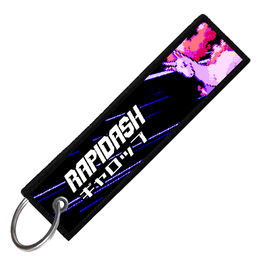 "JAPANESE RAPIDASH" CUSTOM KEY TAG