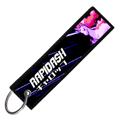 "JAPANESE RAPIDASH" CUSTOM KEY TAG
