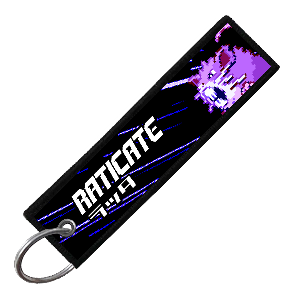 "JAPANESE RATICATE" CUSTOM KEY TAG