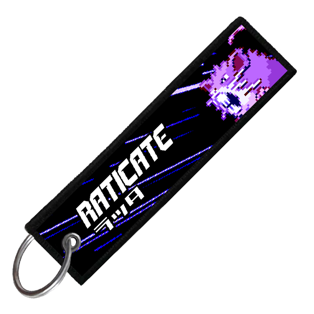 "JAPANESE RATICATE" CUSTOM KEY TAG