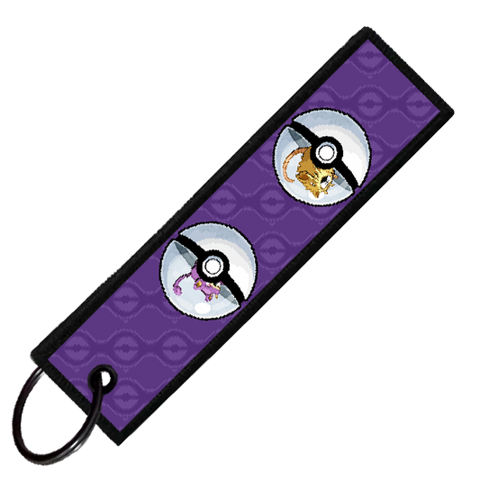 "RATTATA POKEBALL EVO" CUSTOM KEY TAG