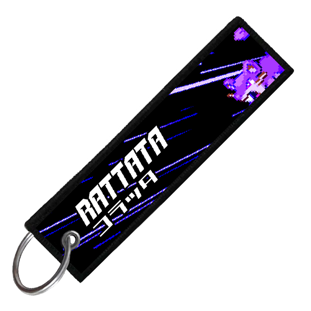 "JAPANESE RATTATA" CUSTOM KEY TAG
