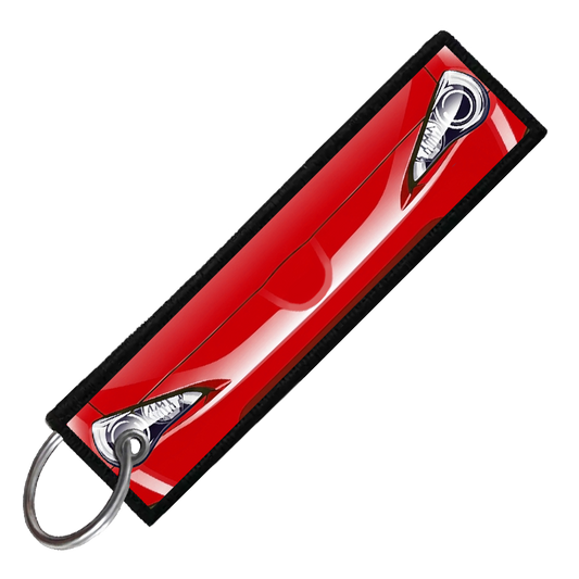 "RED BRZ/86/FRS PORTRAIT" CUSTOM KEY TAG