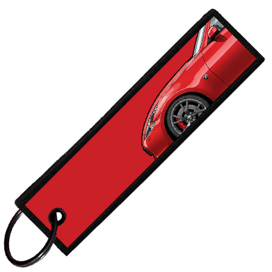 "RED 370Z SIDE PROFILE" CUSTOM KEY TAG