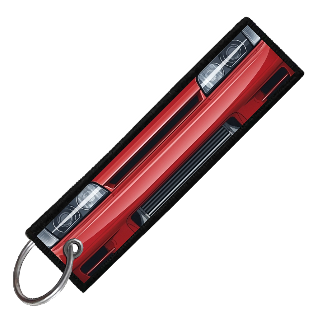 "RED R32 SIDE PROFILE" CUSTOM KEY TAG