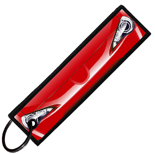 "RED BRZ/86/FRS PORTRAIT" CUSTOM KEY TAG