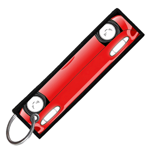 "RED MIATA PORTRAIT" CUSTOM KEY TAG