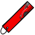 "RED WRX STI SIDE PROFILE" CUSTOM KEY TAG