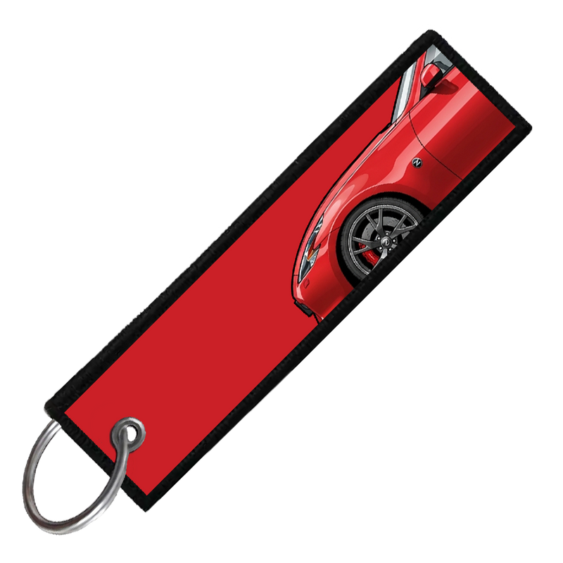 "RED 370Z SIDE PROFILE" CUSTOM KEY TAG