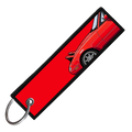"RED MIATA SIDE PROFILE" CUSTOM KEY TAG