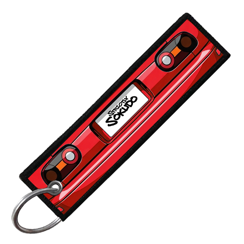 "RED MIATA PORTRAIT" CUSTOM KEY TAG