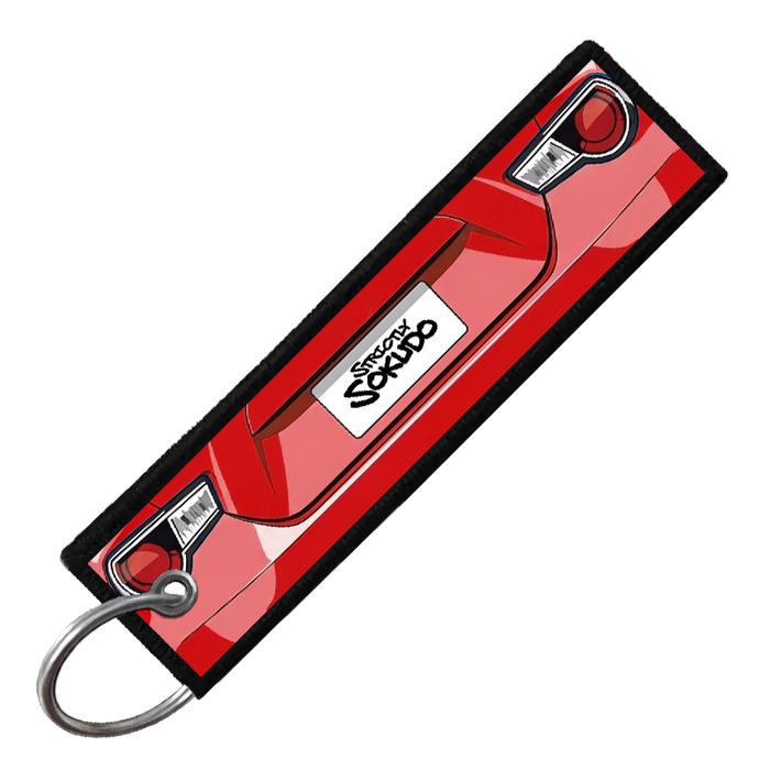 "RED BRZ/86/FRS PORTRAIT" CUSTOM KEY TAG