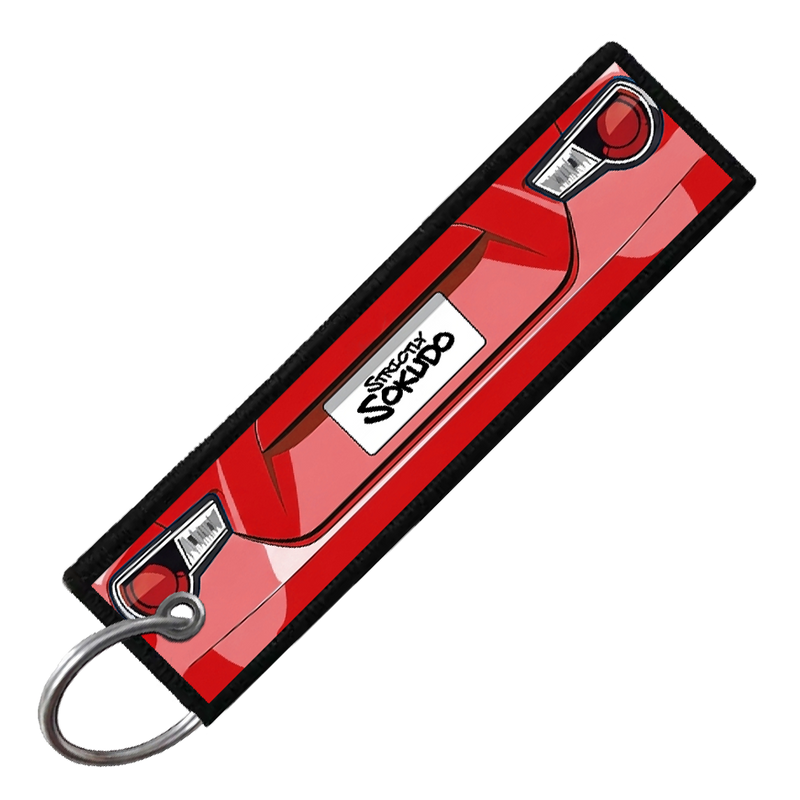 "RED BRZ/86/FRS PORTRAIT" CUSTOM KEY TAG
