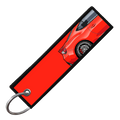 "RED BRZ/86/FRS SIDE PROFILE" CUSTOM KEY TAG