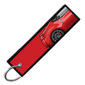 "RED 370Z SIDE PROFILE" CUSTOM KEY TAG
