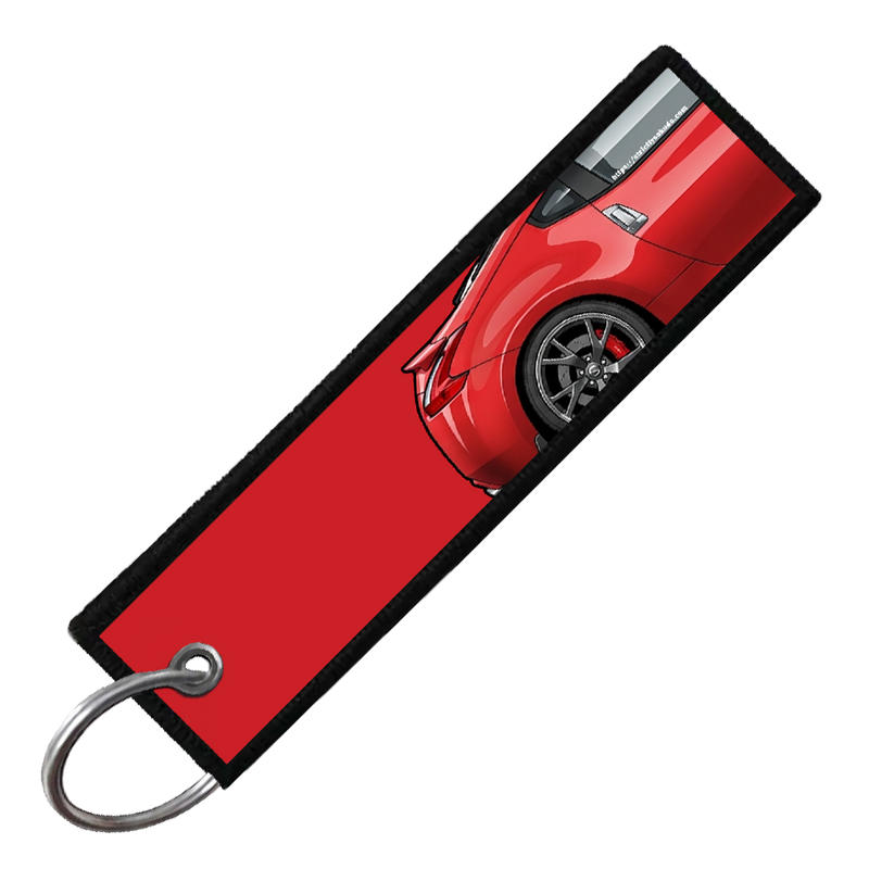 "RED 370Z SIDE PROFILE" CUSTOM KEY TAG
