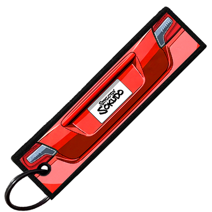 "RED WRX STI PORTRAIT" CUSTOM KEY TAG