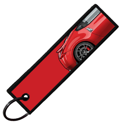 "RED 370Z SIDE PROFILE" CUSTOM KEY TAG