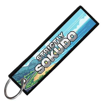 "RENAULT 5 TURBO 8-BIT RALLY" CUSTOM KEY TAG