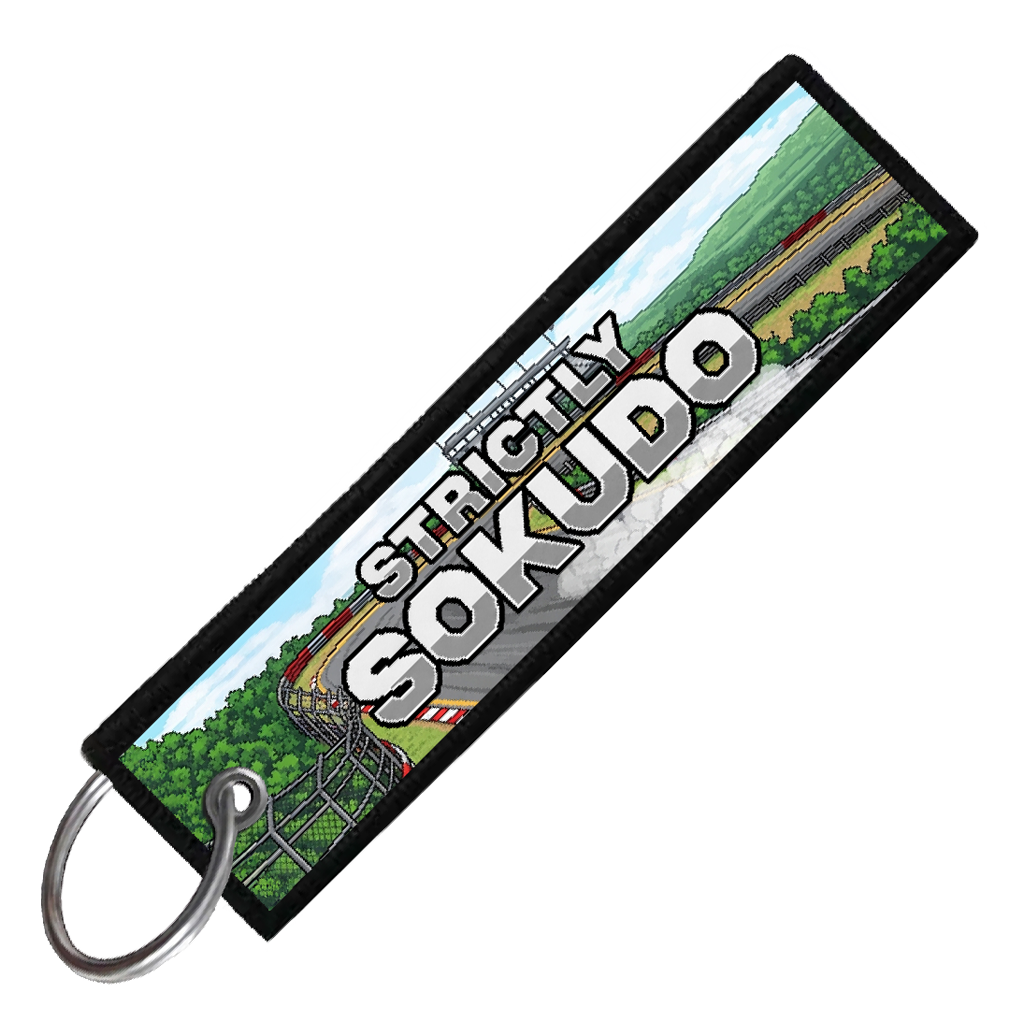 "ROAD ATLANTA 8-BIT DRIFTERS" CUSTOM KEY TAG