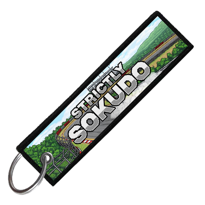 "ROAD ATLANTA 8-BIT DRIFTERS" CUSTOM KEY TAG