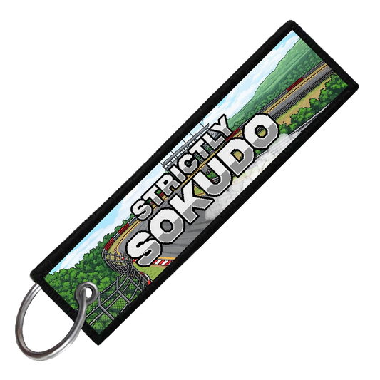 "ROAD ATLANTA 8-BIT DRIFTERS" CUSTOM KEY TAG