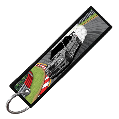 "ROAD ATLANTA 8-BIT DRIFTERS" CUSTOM KEY TAG