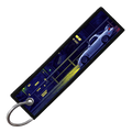 "RX7 PIXEL SIDE PROFILES" CUSTOM KEY TAG