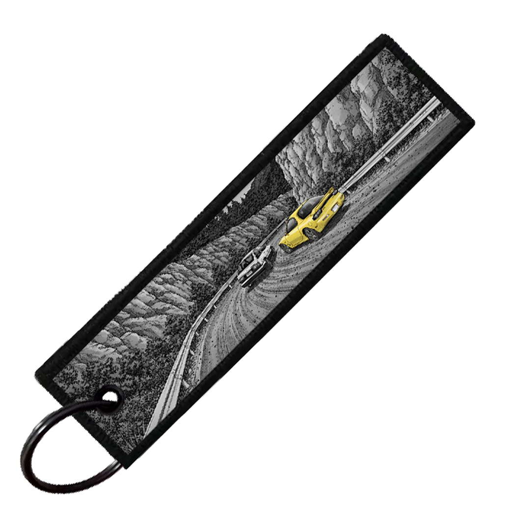 "RX7 TOUGE BATTLE" CUSTOM KEY TAG