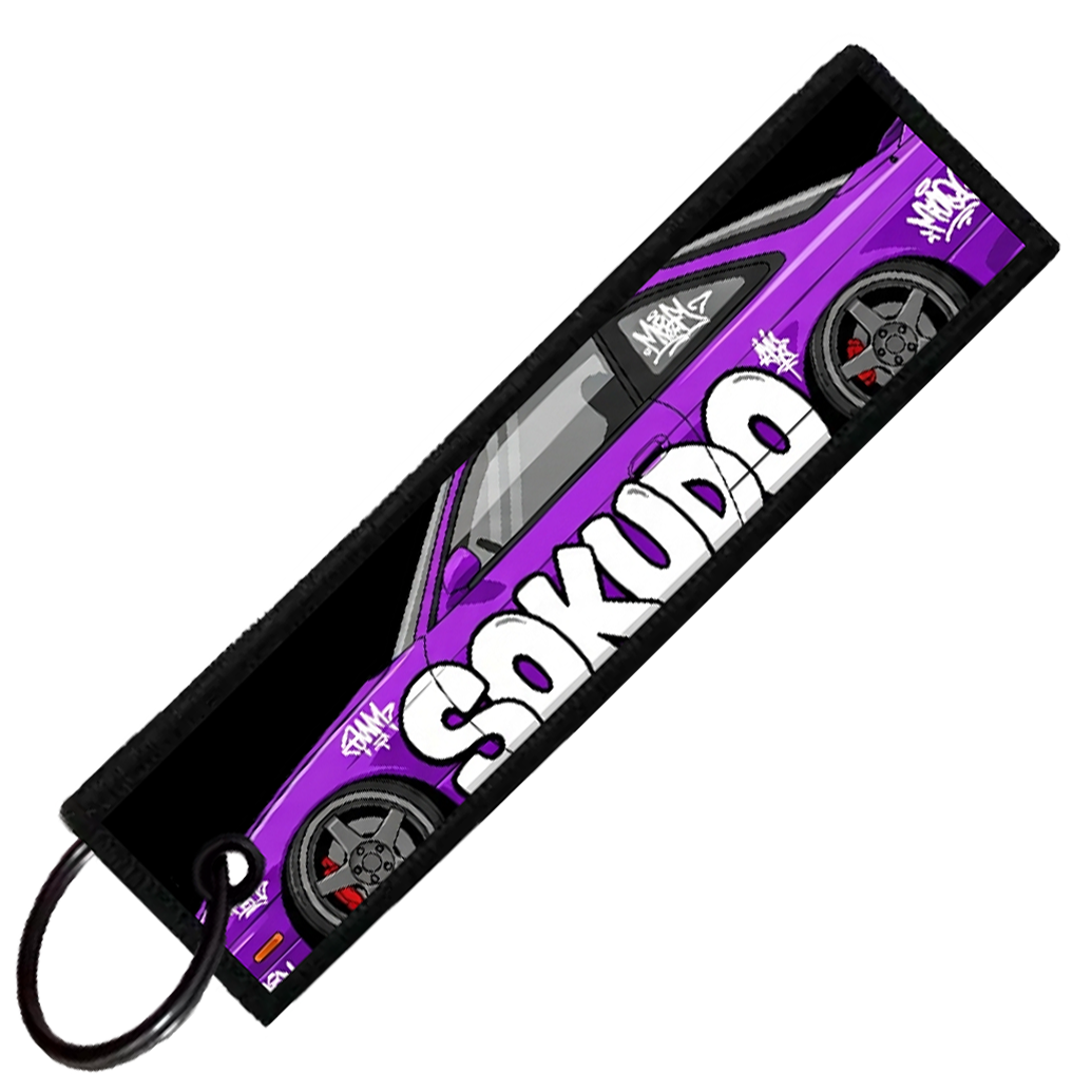 "NISSAN S14 GRAFFITI GARAGE" Custom Key Tag