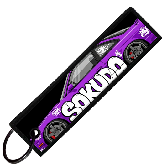"NISSAN S14 GRAFFITI GARAGE" Custom Key Tag