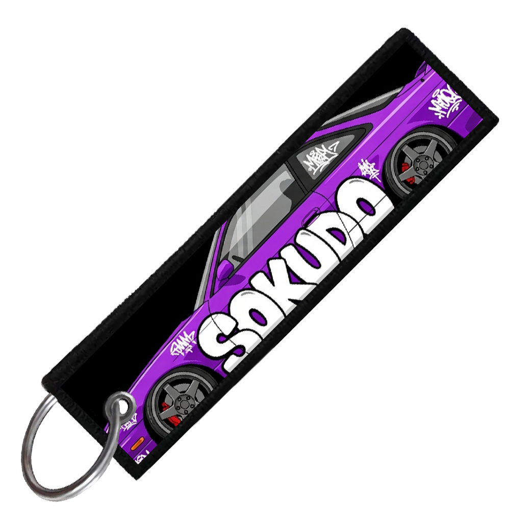 "NISSAN S14 GRAFFITI GARAGE" Custom Key Tag