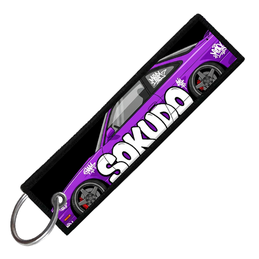 "NISSAN S14 GRAFFITI GARAGE" Custom Key Tag