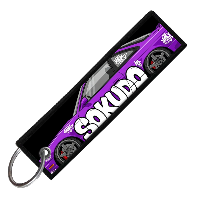 "NISSAN S14 GRAFFITI GARAGE" Custom Key Tag