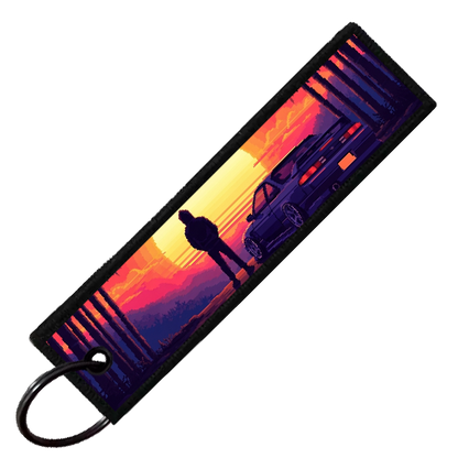 "S14 SLAMMED SUNSET" CUSTOM KEY TAG