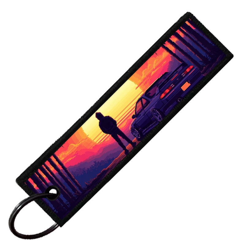 "S14 SLAMMED SUNSET" CUSTOM KEY TAG