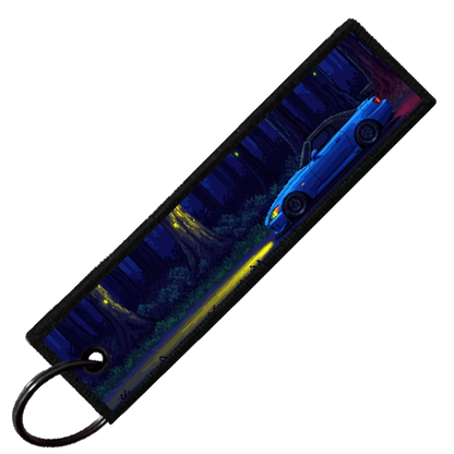 "S2000 PIXEL SIDE PROFILES" CUSTOM KEY TAG