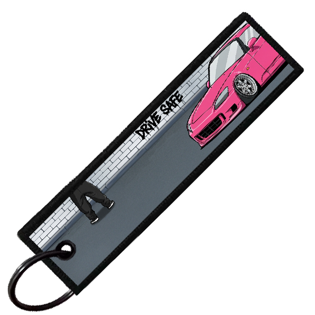 "NISSAN S14 TAGGED" Custom Key Tag