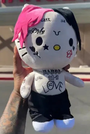 "LIL PEEP V2" Hello Kitty Plush