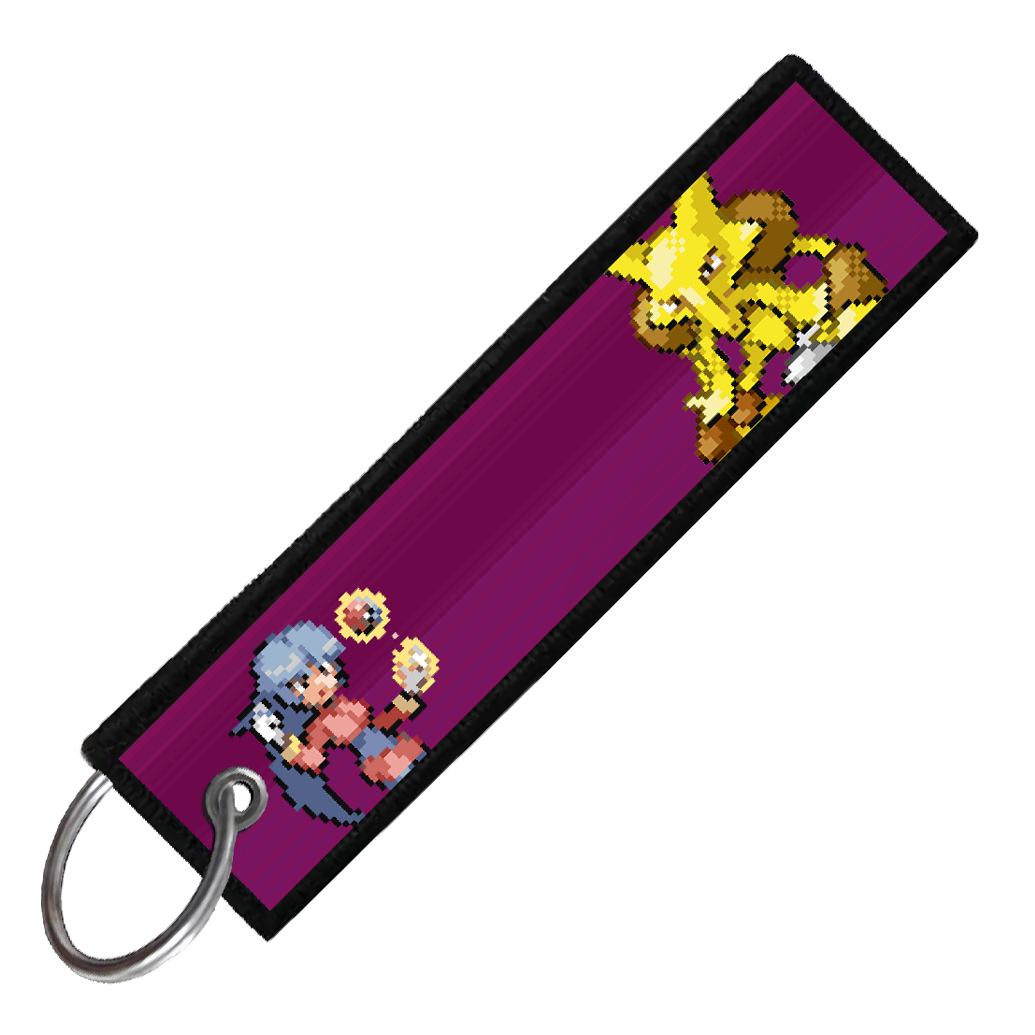 "GYM LEADER SABRINA" CUSTOM KEY TAG