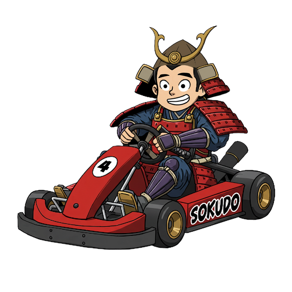 "RED GO KART" JAPANESE CULTURE DECALS