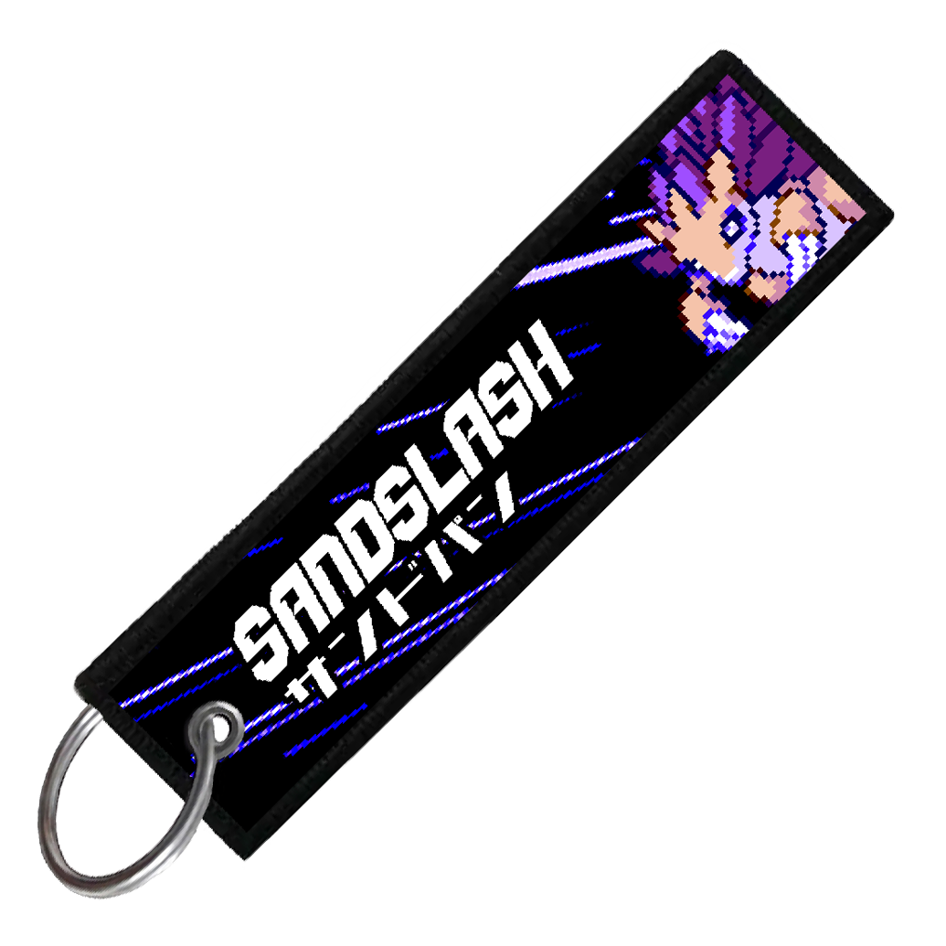 "JAPANESE SANDSLASH" CUSTOM KEY TAG