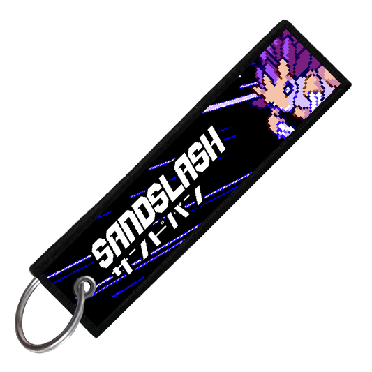 "JAPANESE SANDSLASH" CUSTOM KEY TAG