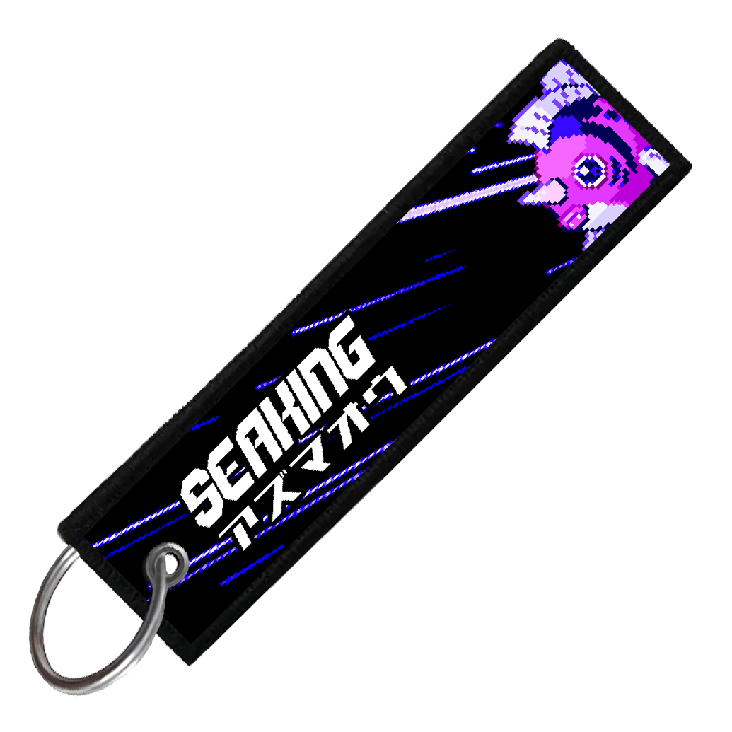 "JAPANESE SEAKING" CUSTOM KEY TAG
