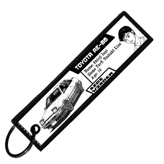"SHINJI DRIVER STATS" CUSTOM KEY TAG