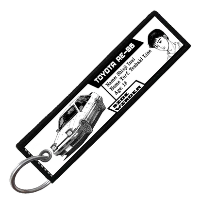 "SHINJI DRIVER STATS" CUSTOM KEY TAG