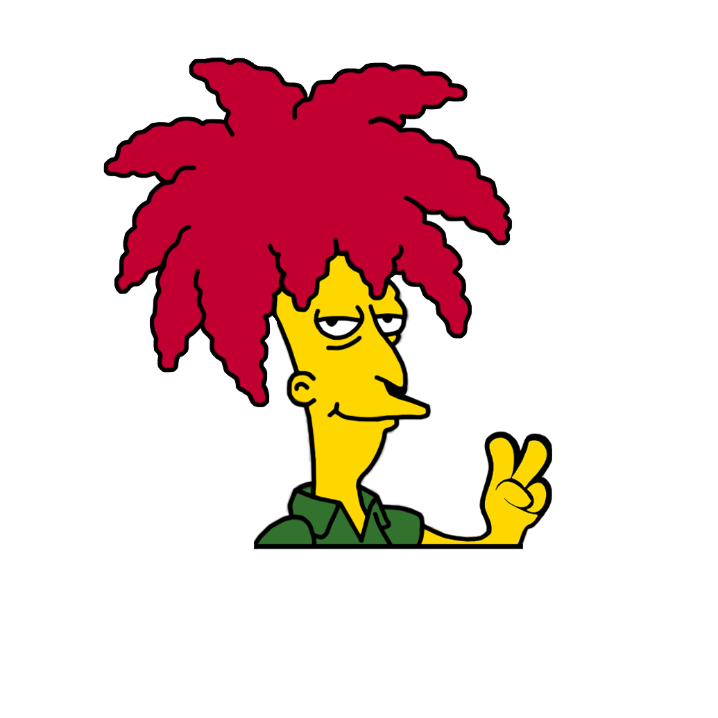 "SIDESHOW BOB" SIMPSON WINDOW PEEKER